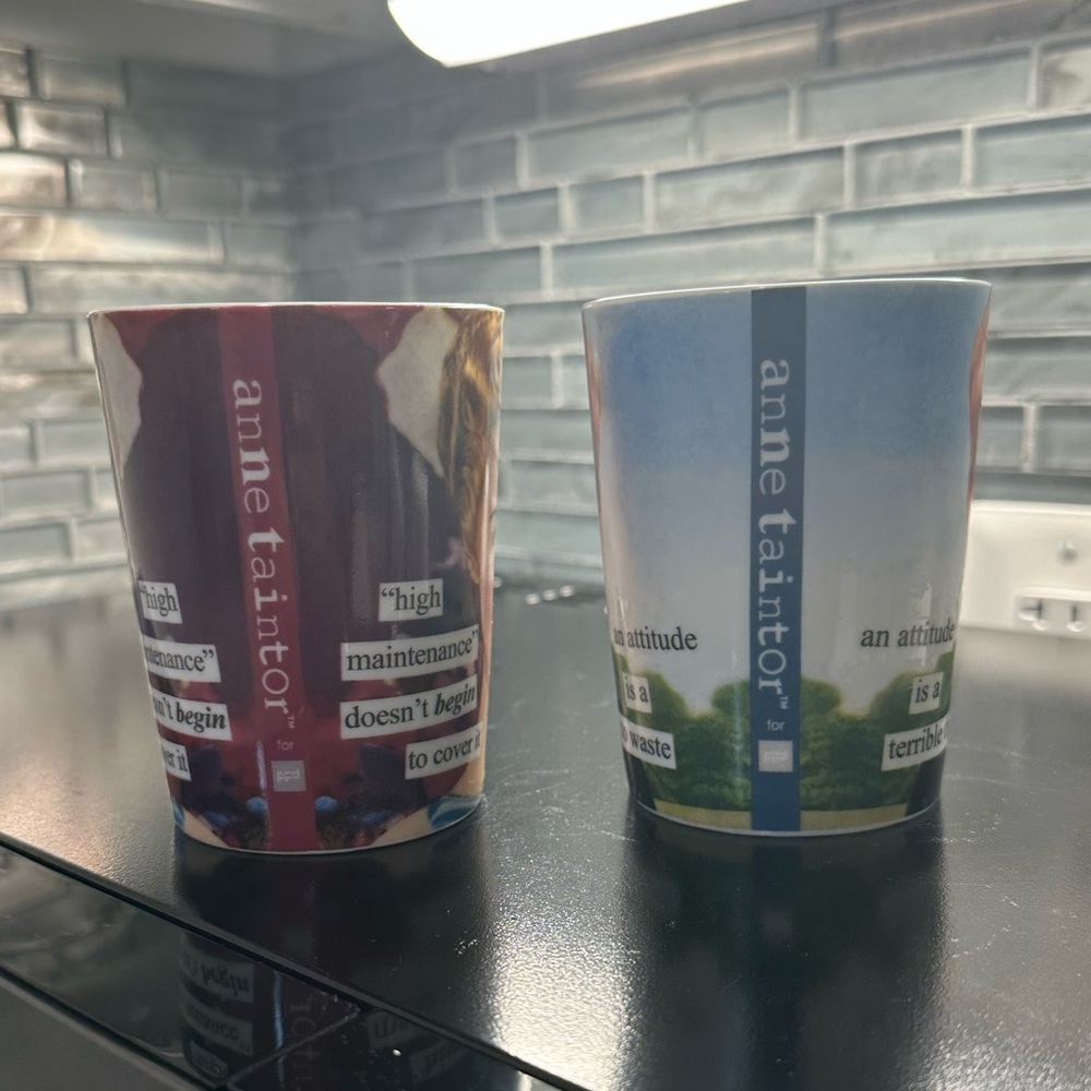 Set of Two Anne Taintor Coffee Mugs - Picture 3 of 13